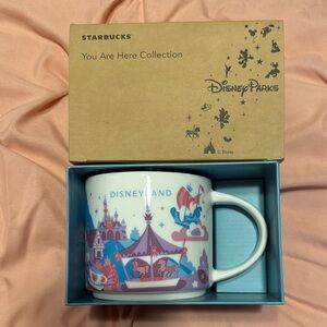Starbucks Disneyland Fantasyland You Are Here Collection Mug New in Box RARE